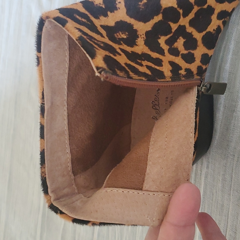 NEW Seychelles What You Need Leather Leopard Print Bootie Size 7 - Picture 9 of 11